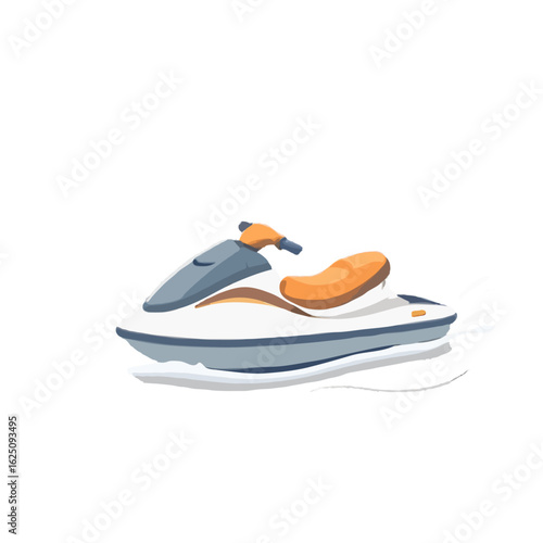 Detailed 3D Jetski Model