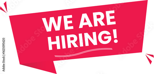 We're hiring! Attract top talent with this bold announcement.