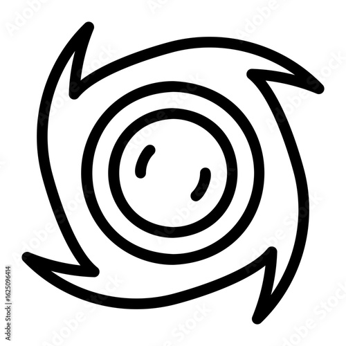 tropical storm line icon