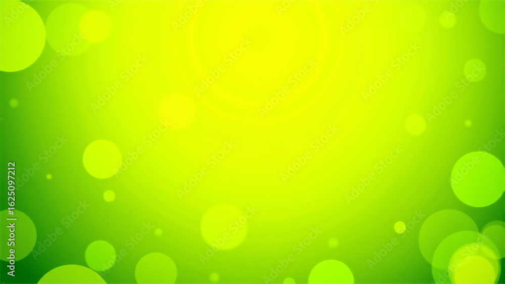 Bright Green Background with Bokeh Effect Bright Green Background with Bokeh Effect