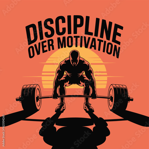 Strong athlete lifting a heavy barbell during a gym workout, showcasing muscular power and body strength training