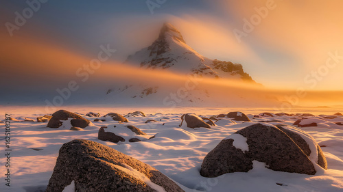 Sunrise over the mountains