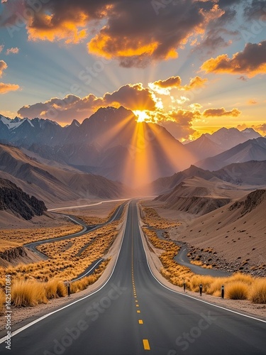 road in desert