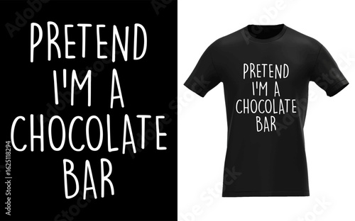 Easy halloween costume design pretend i m a chocolate bar silhouette for a lazy effortless outfit