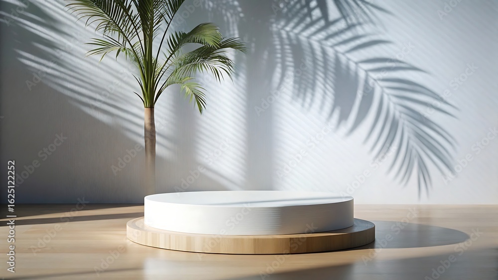 Obraz premium palm tree on the table