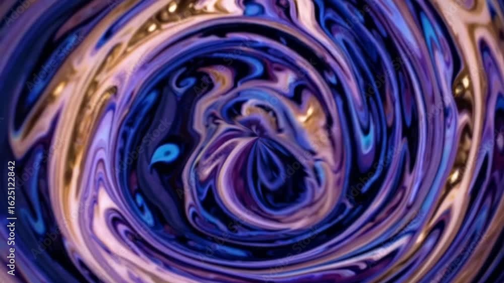 Abstract swirling purple, blue, and gold liquid pattern Abstract swirling purple, blue, and gold liquid pattern
