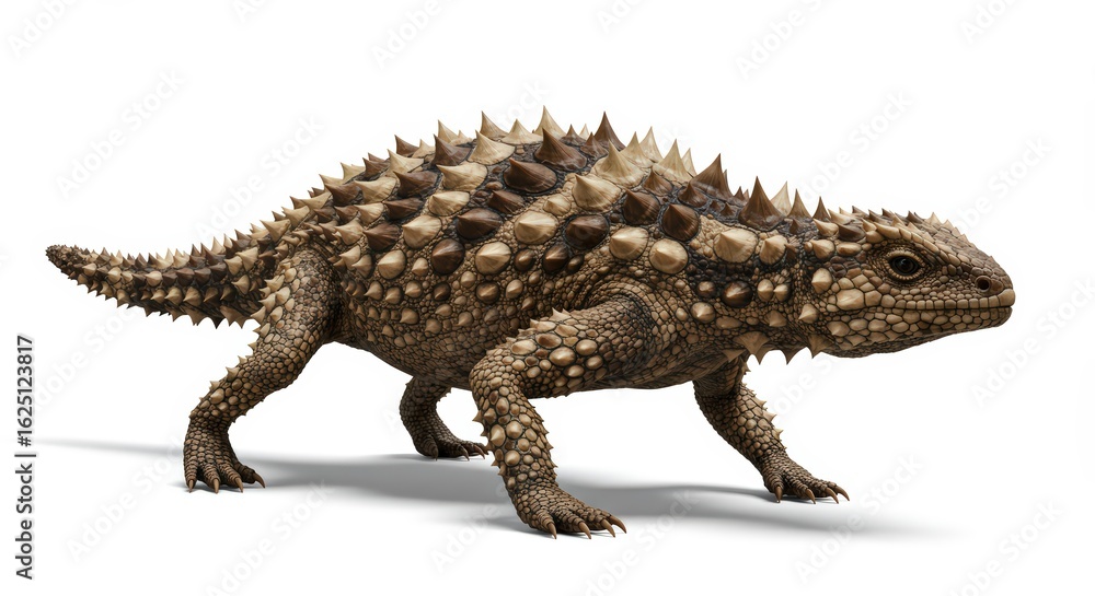 Obraz premium Spiny lizard profile