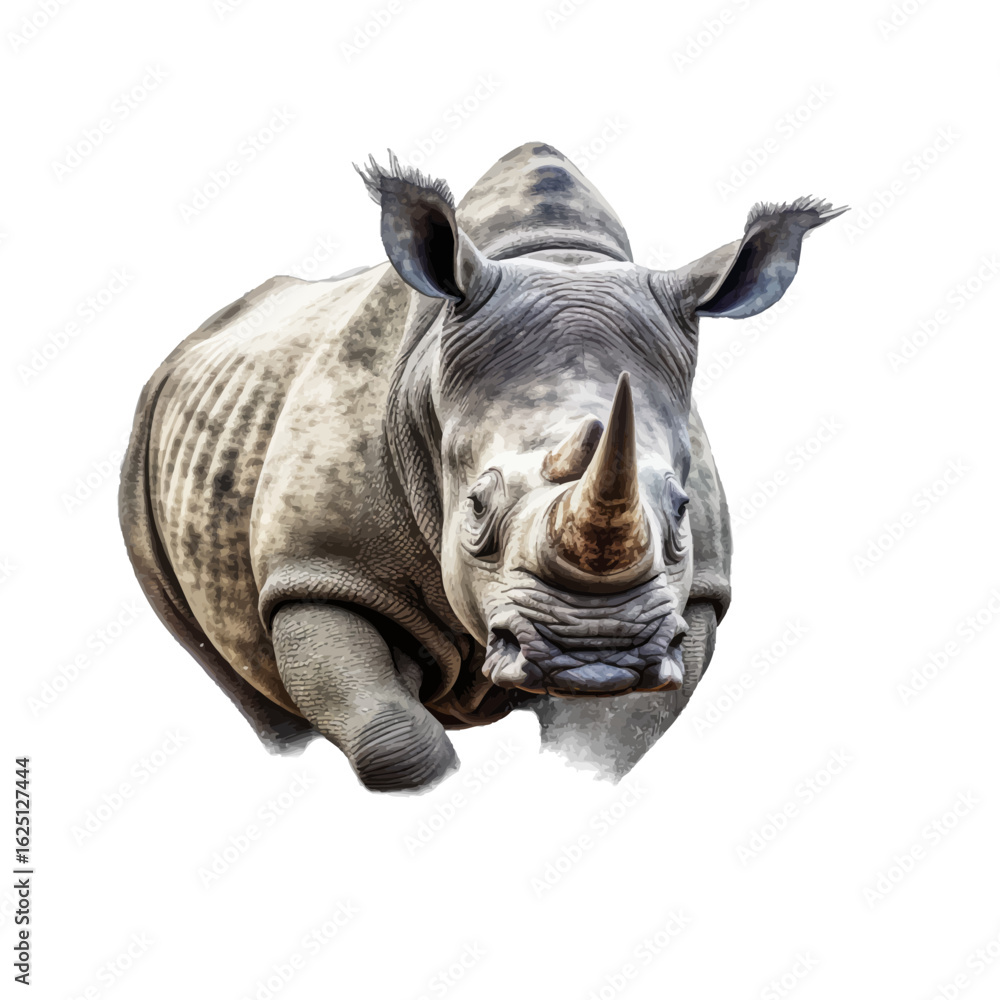 Fototapeta premium statuette of a rhinoceros