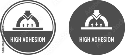 High Adhesion icon set