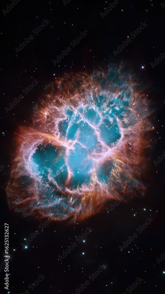 Obraz premium Colorful Nebula In Deep Space