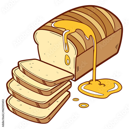vector illustration of bread