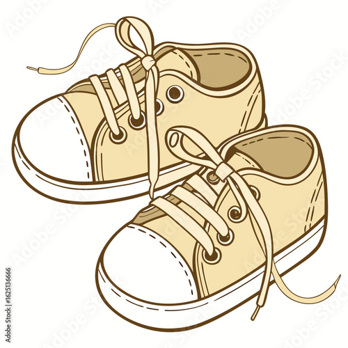 sneakers vector illustration