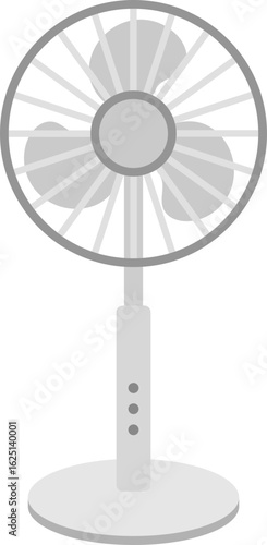 electric fan isolated on white