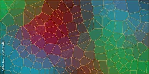  Rainbow vector polygon abstract layout. A vague abstract illustration with gradient.Modern geometrical abstract illustration with gradient.Rainbow vector triangle mosaic cover, abstract colorful back