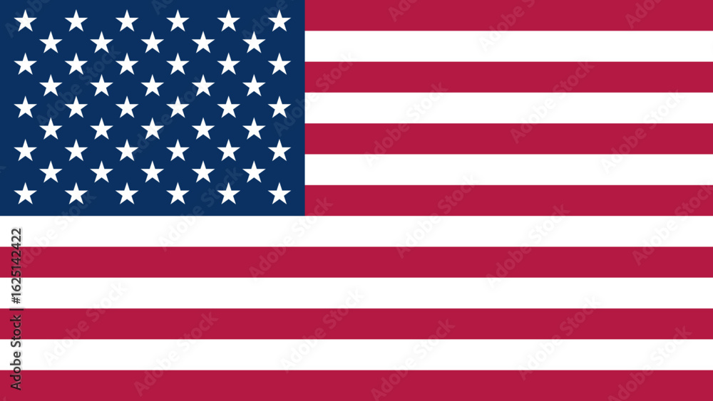 Obraz premium Flag of the United States symbolizing patriotism and national pride