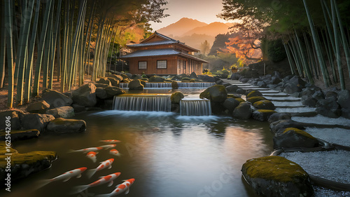 Waterfall in the park