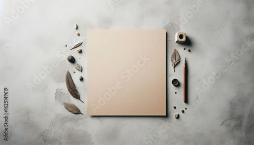 Blank A4 paper for advertising or text insertion.