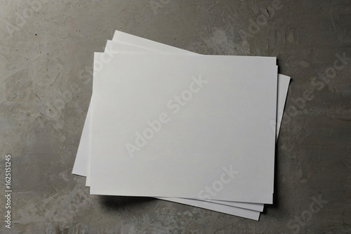 Blank A4 paper for advertising or text insertion.