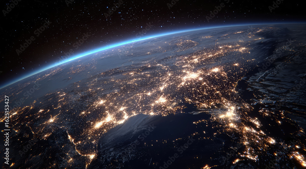 Obraz premium Celestial Metropolis