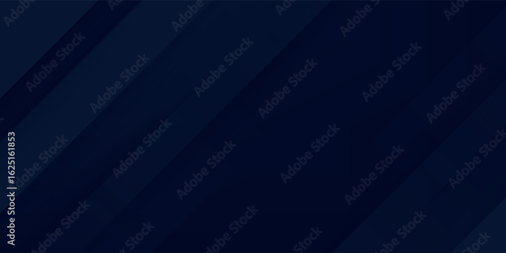Obraz premium Dark blue background. Abstract geometric shapes on black overlap color.