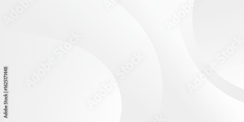 abstract white gradient color background with curve and swirl lines decoration