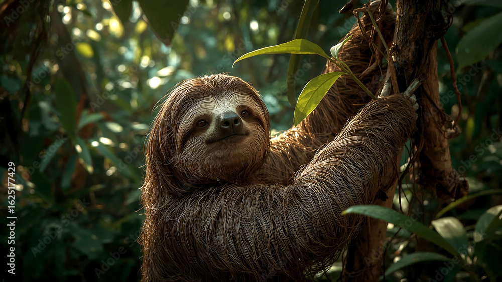 Fototapeta premium close up of a male fur tree