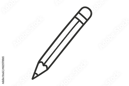 A simple line icon representing a screwdriver tool used for fixing, repair, or assembly work