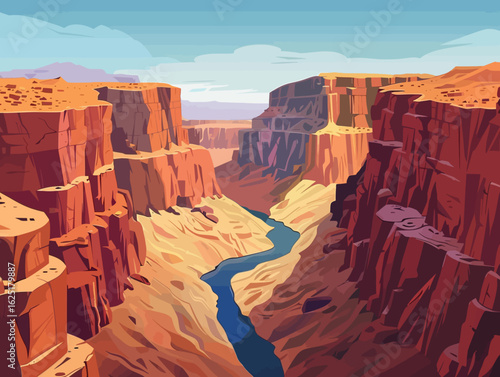the grand canyon landscape 