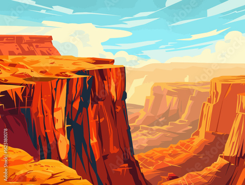 the grand canyon illustration 