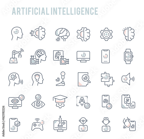 Business related line icons, meeting, cooperation, support, collaboration, partnership illustration, vector, iconslifehack
