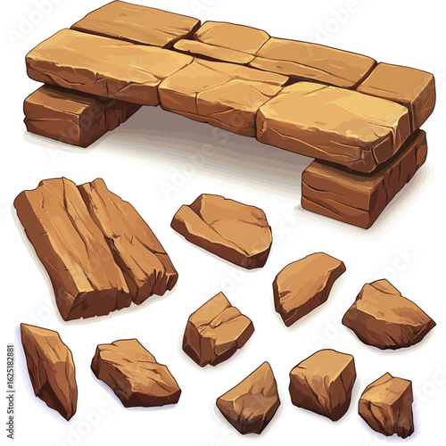 Construction set isolated 