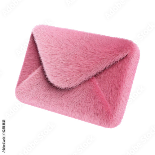 Soft Pink Envelope: This captivating image features a close-up of a pink envelope with a soft, textured fur, exuding warmth and charm. It’s a visual invitation to a world of comfort.
