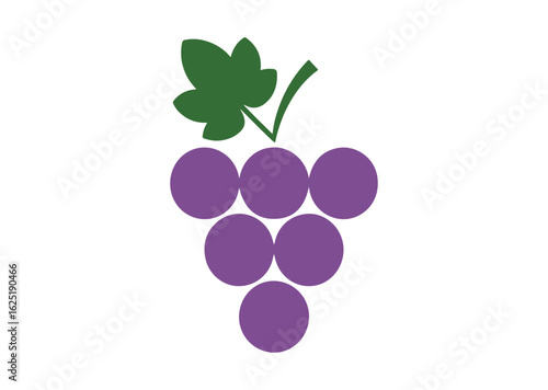 Grape Vector Illustration, Grape Icon
