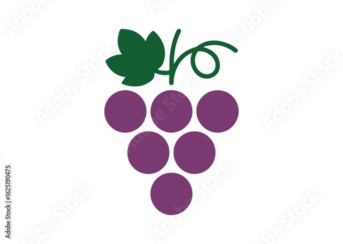 Grape Vector Illustration, Grape Icon