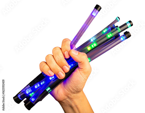  “K-pop Light Stick in Hand, Studio Shot PNG”.