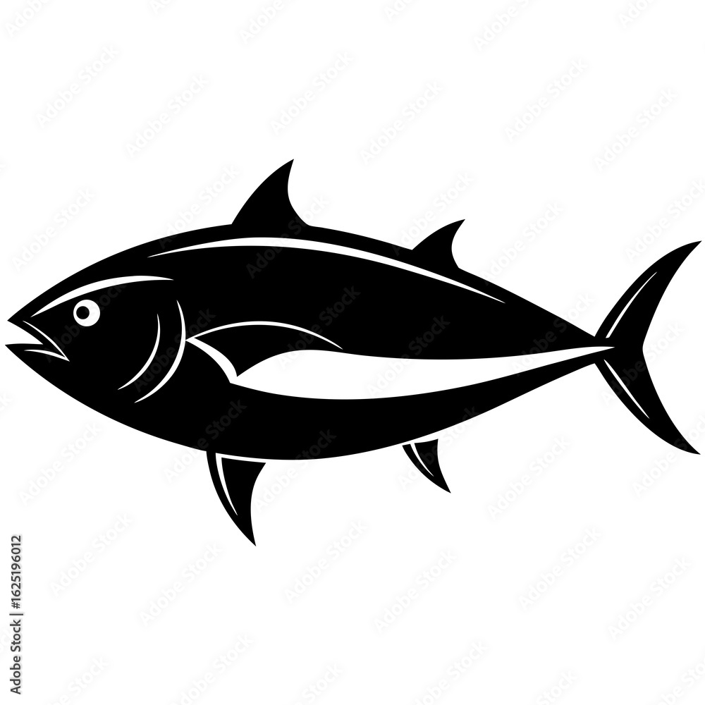 Fototapeta premium vector illustration of a fish
