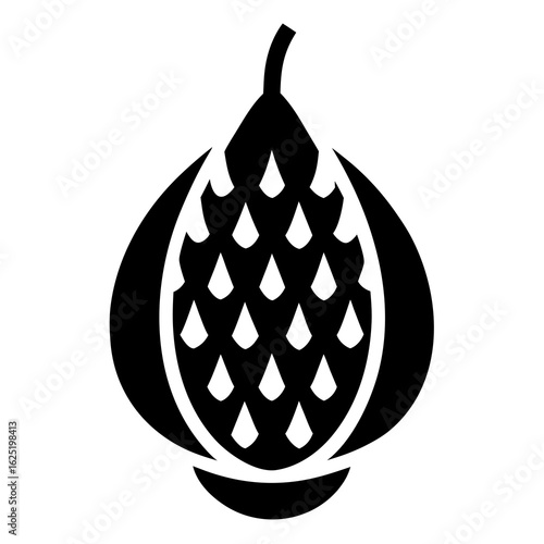 pear on a white background