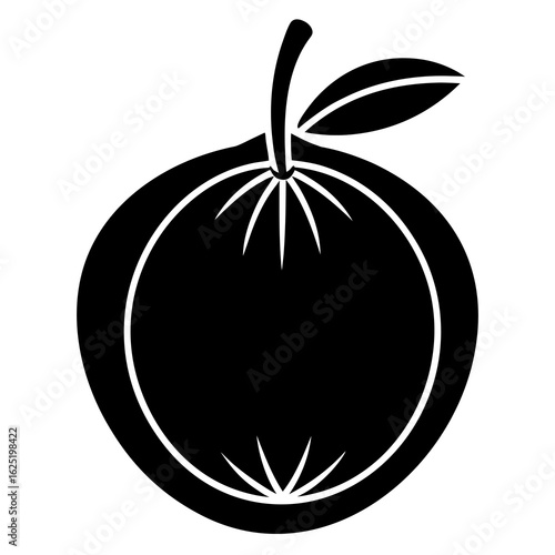 vector illustration of a tomato
