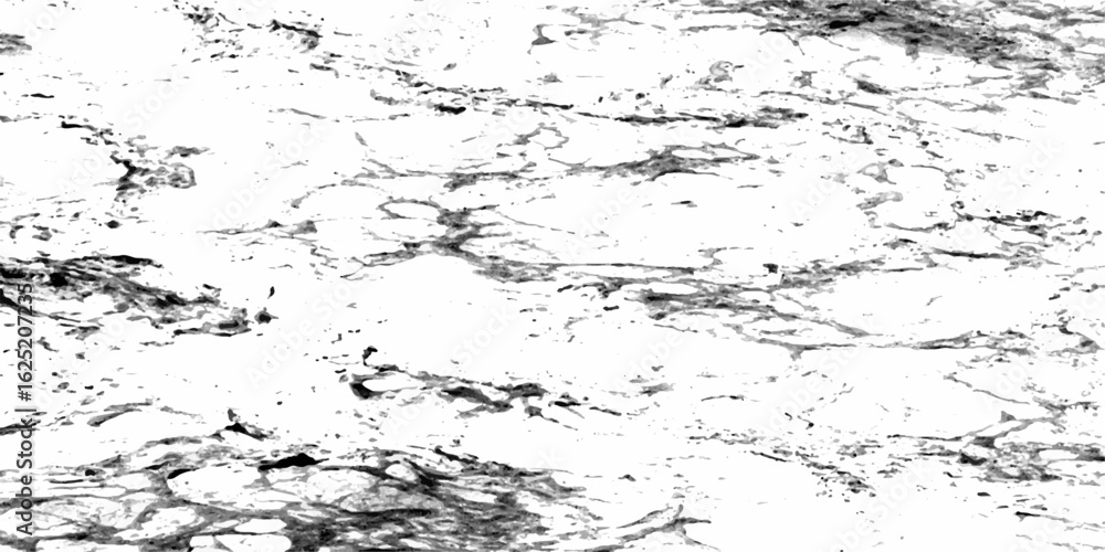 Fototapeta premium Dark irregular shapes scattered across a white background surface. Dirt texture for the background with stain and effect. Abstract textured effect Distressed overlay texture and Grunge background.
