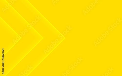 Yellow Soft Arrow Line Background. Soft gradient arrow shape blending into yellow background. Subtle and modern abstract design.