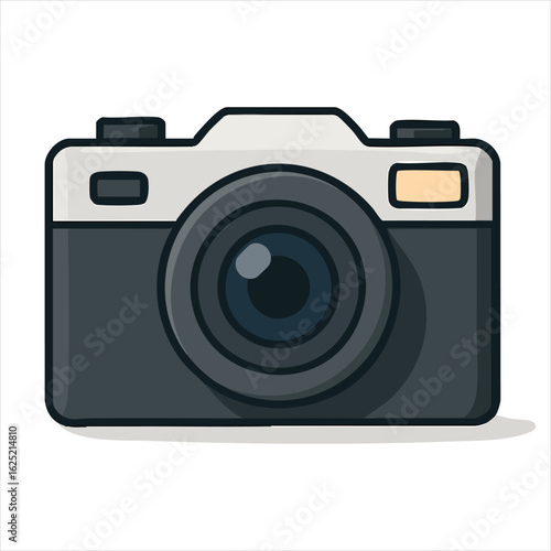 camera on white background