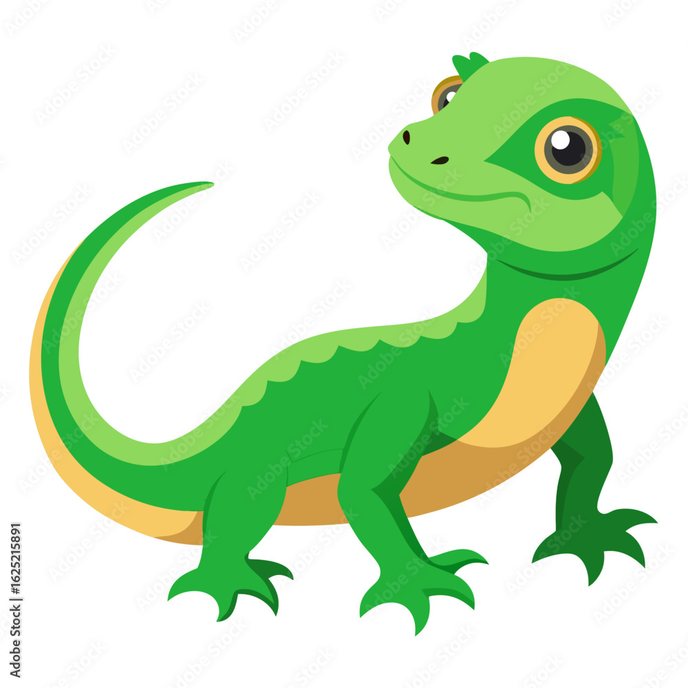 Fototapeta premium cartoon, animal, vector, dinosaur, illustration, lizard, dragon, reptile, crocodile, frog, green, dino, fun, cute, gecko, art, nature, wildlife, alligator, character, happy, monster, tyrannosaurus, fu