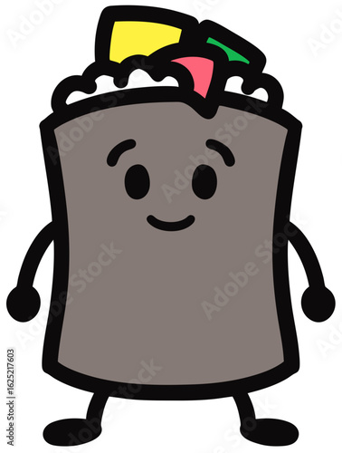 김밥 캐릭터(벡터)
