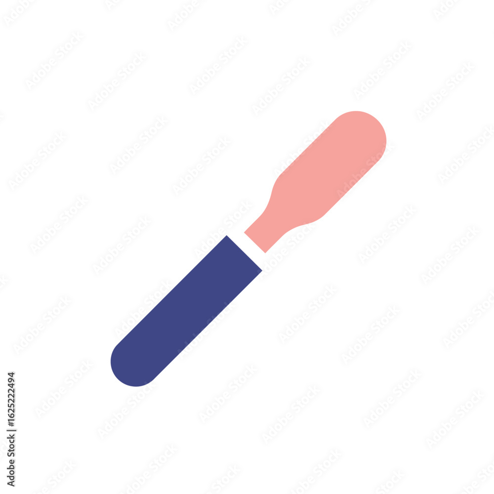 Modern Minimalist Nail Art Spatula Icon Modern Minimalist Nail Art Spatula Icon