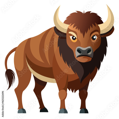 cow cartoon isolated on white