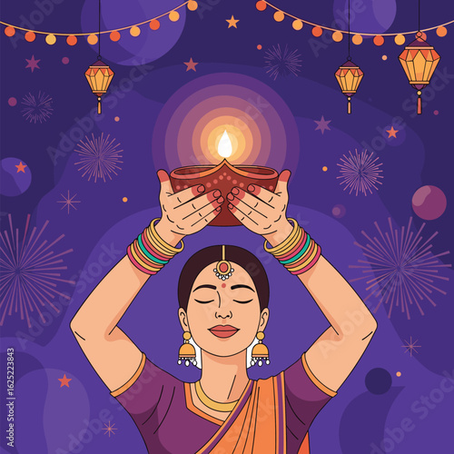 Festival of lights celebrated with joyful spirit and brilliant illumination