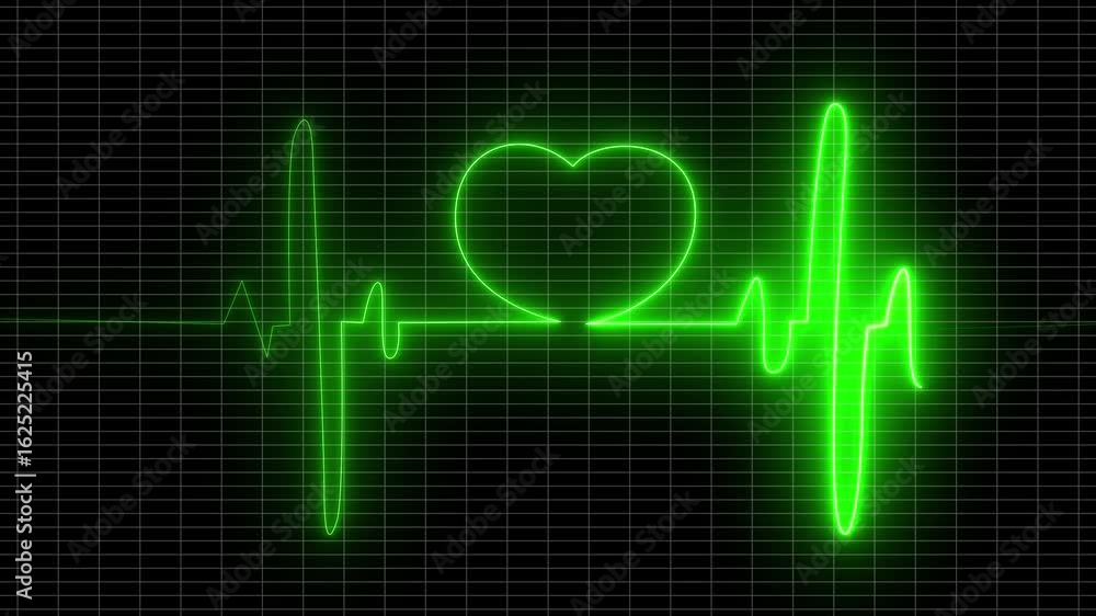 Neon Digital Heartbeat Plus Animation .Abstract neon ,cyan color , heartbeat signal icon animation black background .Neon glowing heart beat icon animation Neon Digital Heartbeat Plus Animation .Abstract neon ,cyan color , heartbeat signal icon animation black background .Neon glowing heart beat icon animation