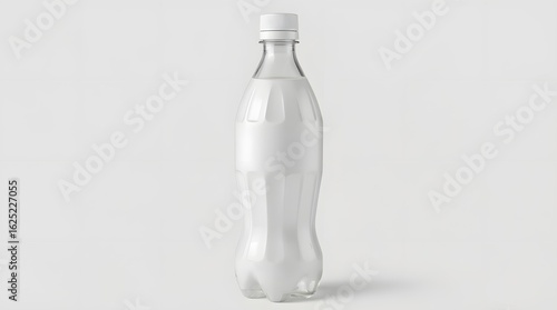Plastic Bottle Against White Background