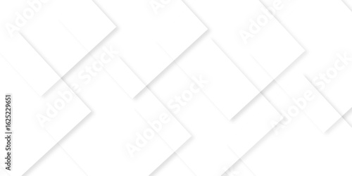 white background with faint geometric lines featuring intersecting patterns. white and grey glossy squares, abstract tech banner design. Graphic design element stripes concept for web, flyer.