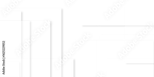 white background with faint geometric lines featuring intersecting patterns. white and grey glossy squares, abstract tech banner design. Graphic design element stripes concept for web, flyer.